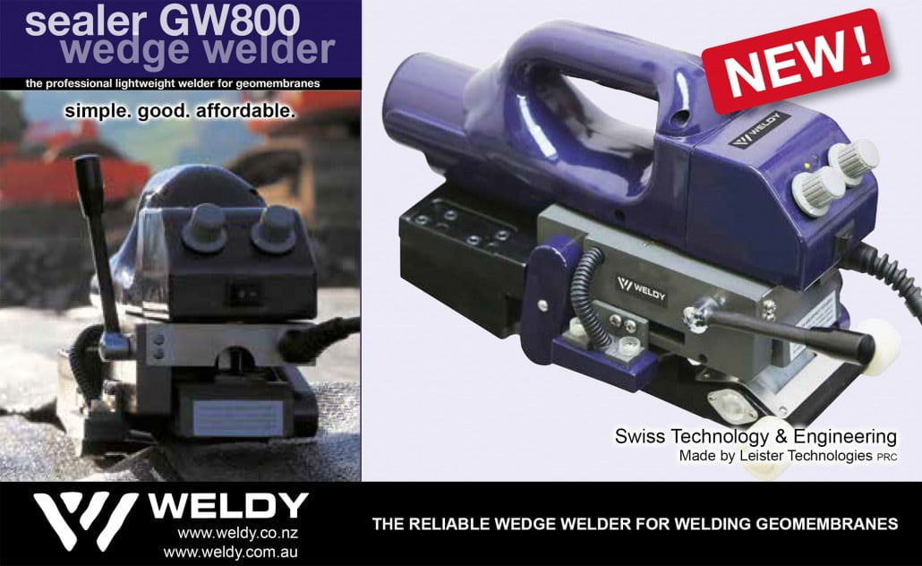 NEW Automatic GW800 Wedge Welder Discount Plastic Welders New Zealand