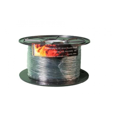 400m RPEHD4RB PEHD 4mm Round Black