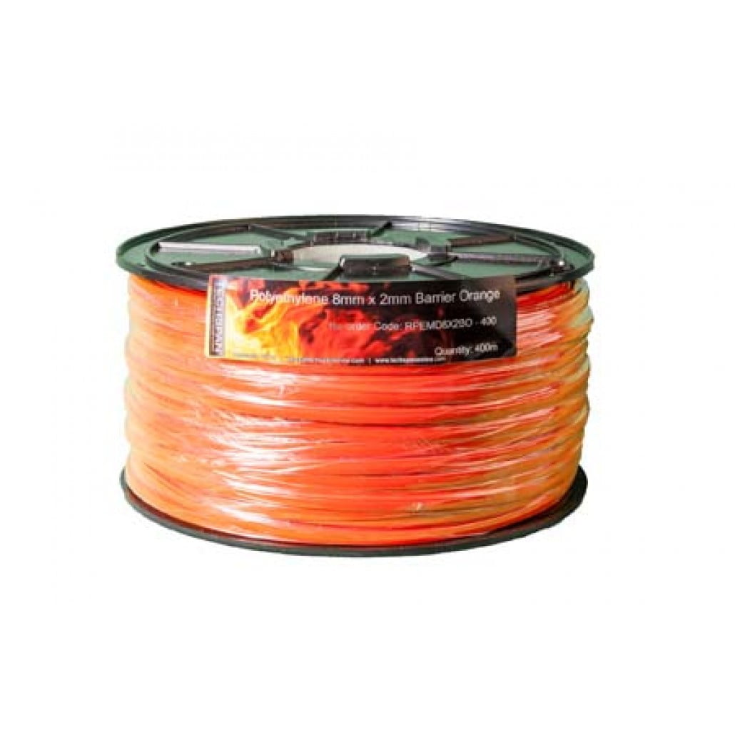 400m RPEMD8X2BO PEMD 8mm x 2mm Barrier Orange